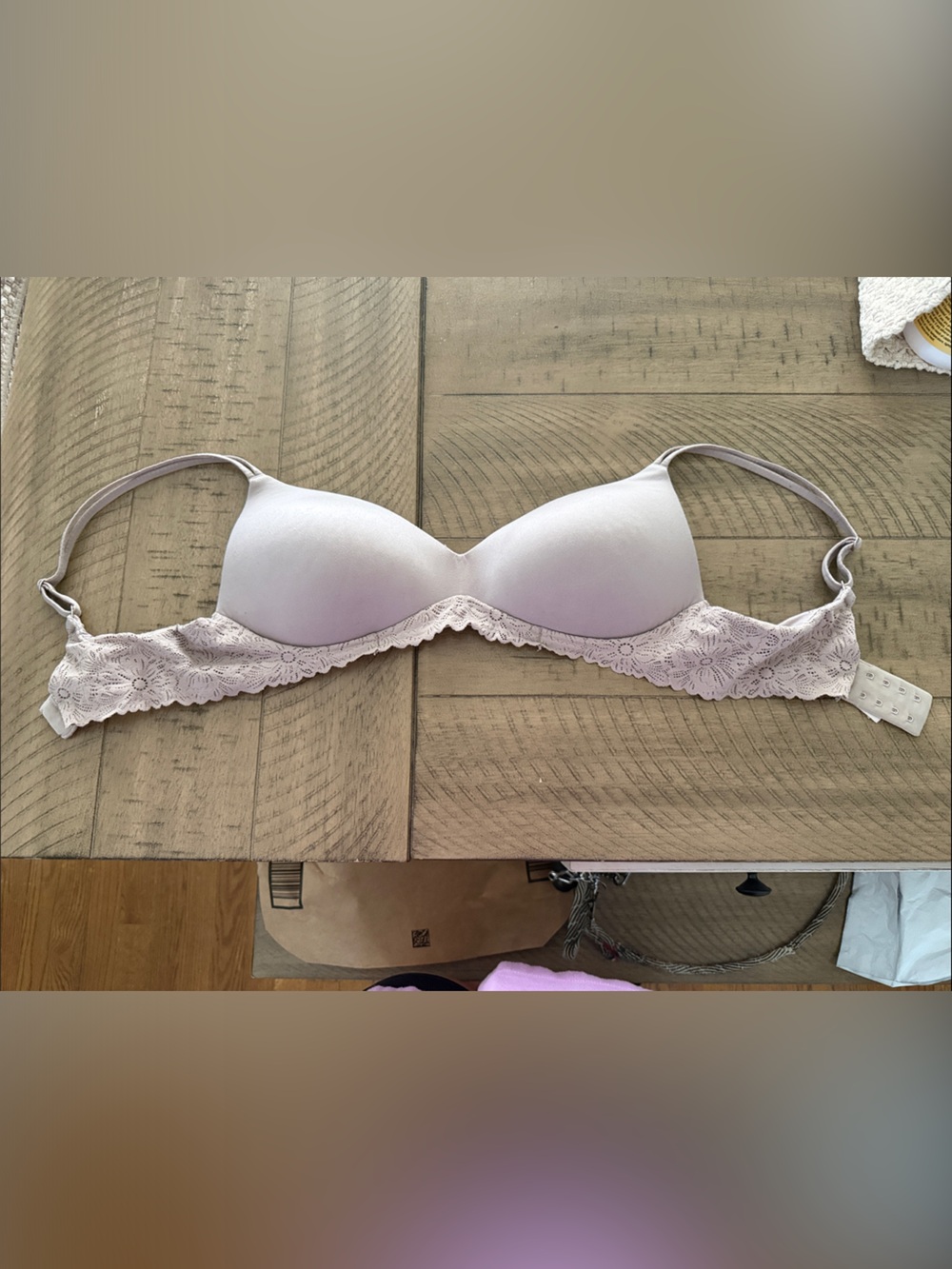 aerie Lace-Trim Lightly Padded Wireless Bra